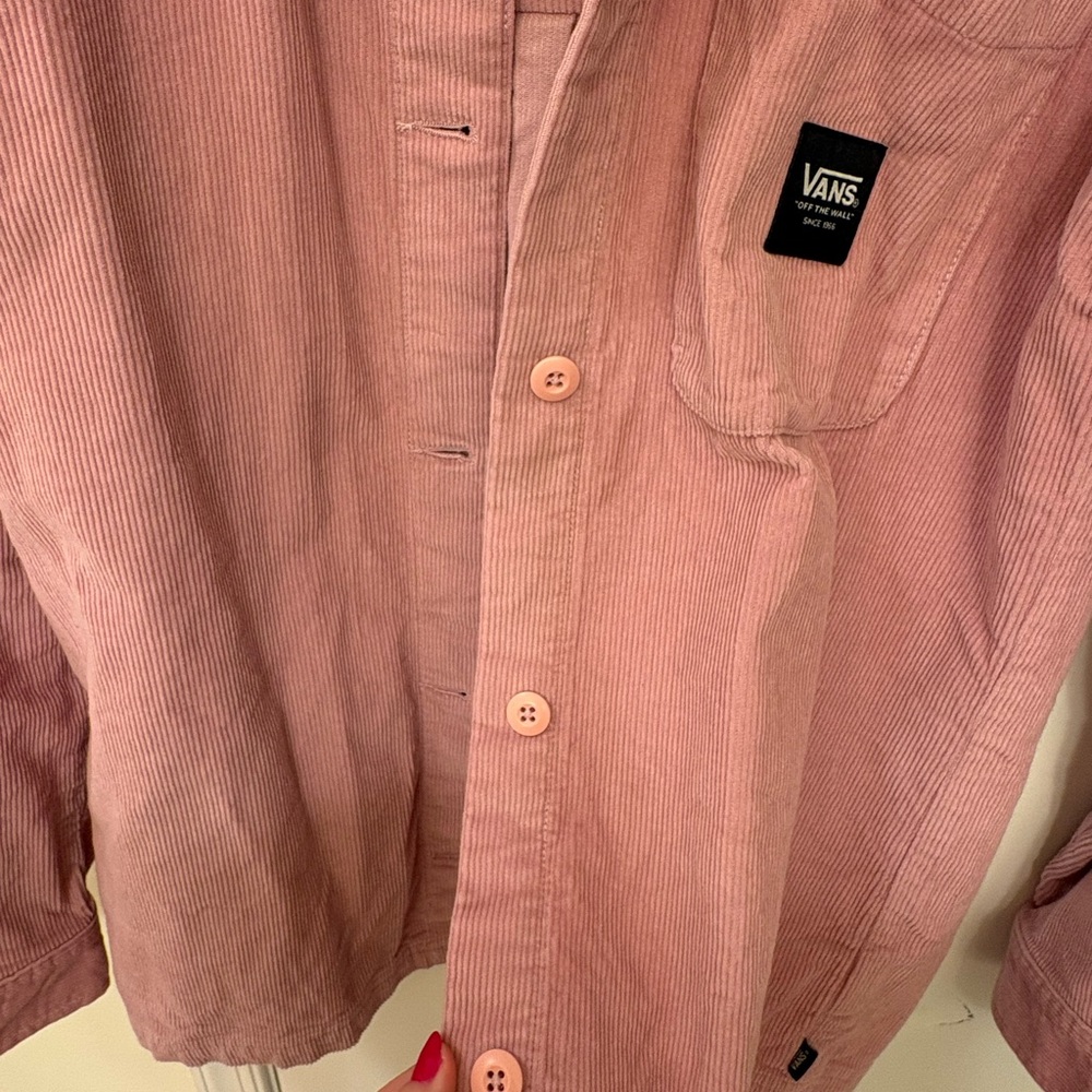 Vans Casual Pink Corduroy Shirt - Picture 3 of 4